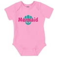 thumbnail image 1 of Adorable Mermaid Seashell Beach Day Bodysuit Jumper Girls Infant Baby Brisco Brands 6M, 1 of 7