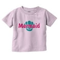 thumbnail image 1 of Adorable Mermaid Seashell Beach Day Youth T Shirt Tee Girls Infant Toddler Brisco Brands 3T, 1 of 5