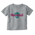 thumbnail image 1 of Adorable Mermaid Seashell Beach Day Youth T Shirt Tee Girls Infant Toddler Brisco Brands 5T, 1 of 5