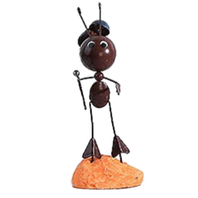Ant Statue,Outdoor Statue Ants Lifting Leaf Figurines - Metal