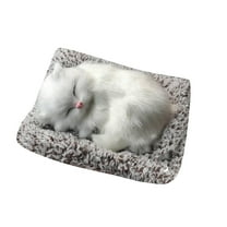 Adorable Mini Cat Toy with Realistic Meow Sounds Sleeping Pet for Children Boys Girls