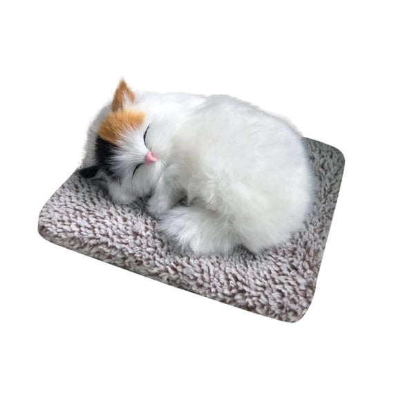 Adorable Miniature Cat Toy with Realistic Meow Sounds for Childrens and Comfort