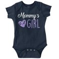 thumbnail image 1 of Adorable Mommy's Girl Cute Heart Bodysuit Jumper Girls Infant Baby Brisco Brands 6M, 1 of 7