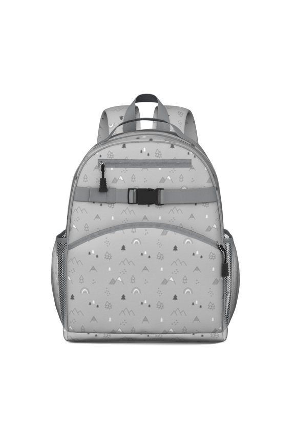 Adorable Moon & Stars Backpack for Teens - Adjustable School Backpack with Spacious Compartment & Side Mesh Pockets