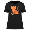 thumbnail image 1 of Adorable Orange Kitten Doodle T-Shirt Women -Image by Shutterstock, Female Large, 1 of 2