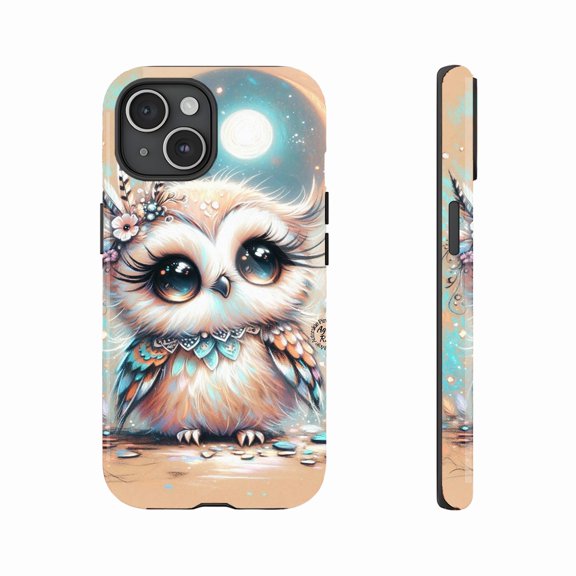 Adorable Owl Phone Case for Women with Festive Glitter Design, Durable Shockproof Cover, Perfect Gift for Holiday or Daily Use, Compatible with iPhone 11/12/13/14/15/16 (Pro Max/Plus)