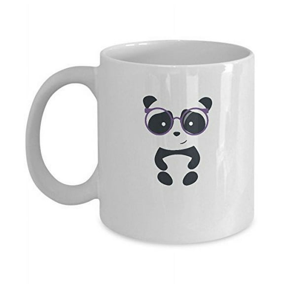 Adorable Panda 11 oz Coffee Mug - Gift for Animal Lovers White Ceramic