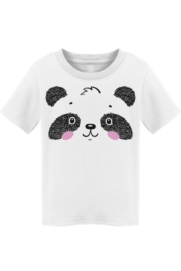 Adorable Panda Face T-Shirt Toddler -Image by Shutterstock,  2 Toddler