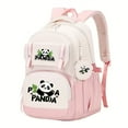thumbnail image 1 of Adorable Panda Print Backpack Large Capacity, Lightweight, Casual Style with Zipper Closure, Ideal for High School & College Students, Travel BackpackPlayful DesignDurable Strap, Cute Backpack, F, 1 of 14
