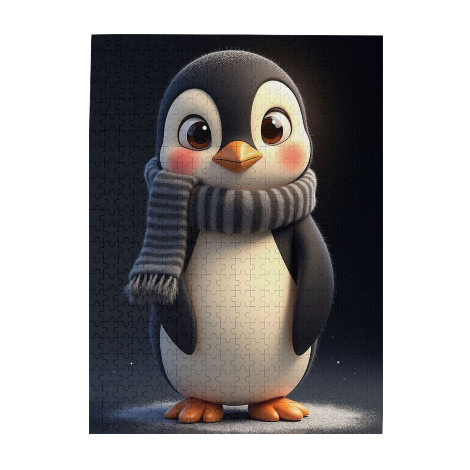 Adorable Penguin 500 Piece Adult Jigsaw Puzzle – Cute Animal Puzzles ...