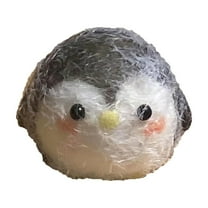 Adorable Penguin Plush Toy, Soft Stuffed Animal, Cute Kawaii Pillow for Kids, Birthday Gift, Room Decor, 8 Inches, Grey and White, Super Soft Material