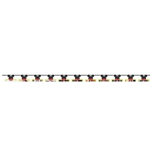 Adorable Photo Garland - Fun & Stylish Design - Perfect for Displaying Precious Memories & Ideal Disney Party Decor, Mickey Mouse