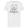 thumbnail image 1 of Adorable Pig Reading Cartoon Tee Men's -Image by Shutterstock, 1 of 1