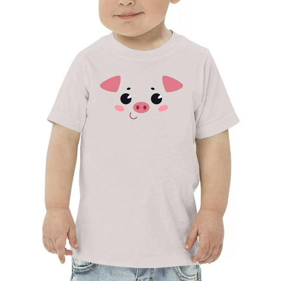 Adorable Piggy Face T-Shirt Toddler -Image by Shutterstock, 3 Toddler