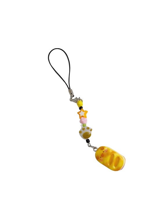 Adorable Piggy Shaped Cookie Key Rings Novelty Piggy and Cookie Key Rings Phone Pendant for Fashion Forward Individuals