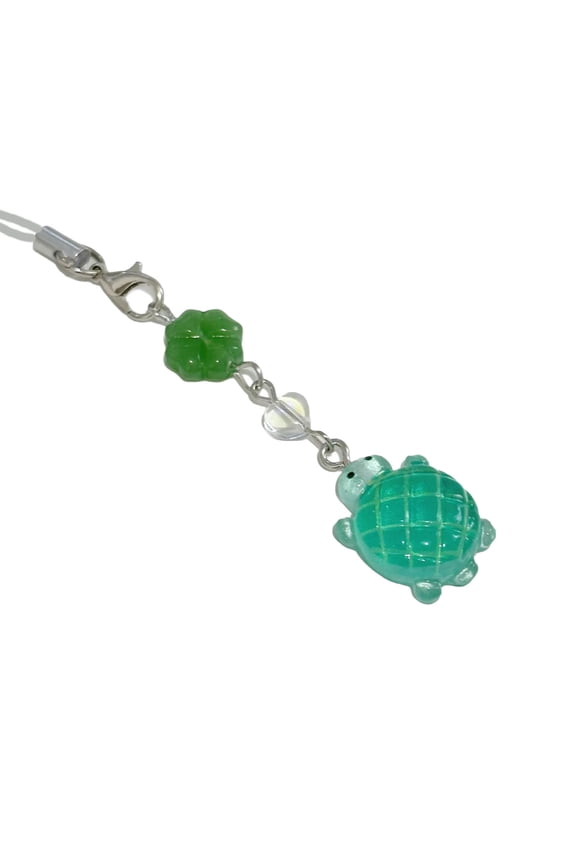 Adorable Pineapple Turtles Charm Sturdy Resin Keyring for Teens Gifts
