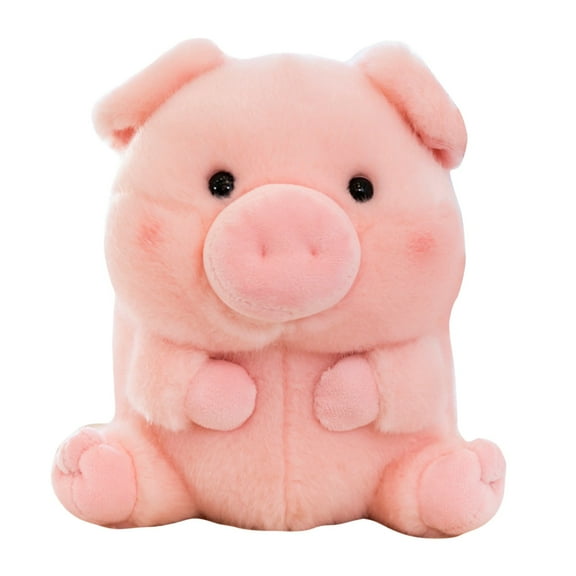 Adorable Pink Pig Plush Toy, Soft Stuffed Animal for Kids and Adults, Cute Cuddly Pillow Doll, Perfect Gift for Birthdays, Holidays, Nursery Decor,Huggable Comfort Plushie