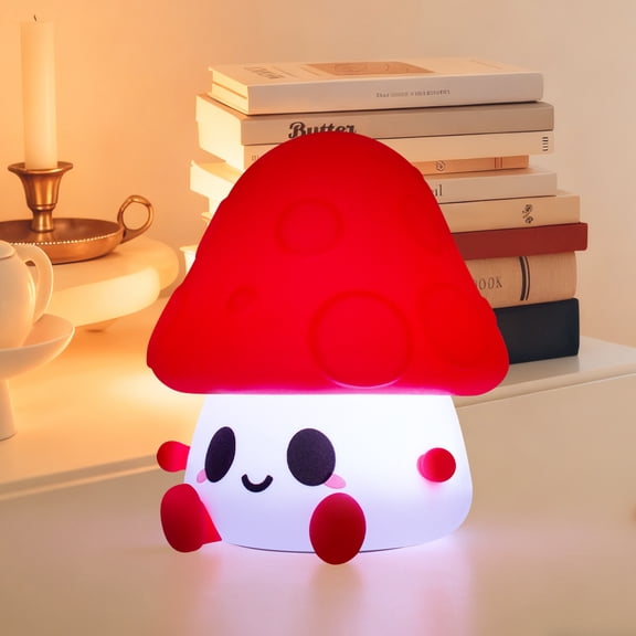 This Adorable Pink Rabbit Night Light Has A Soft Touch,Features 8 Lighting Effects and A Timer Function,and Is USB Rechargeable,Making It Perfect For Bedrooms and Living Rooms,White