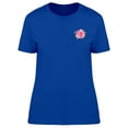 thumbnail image 1 of Adorable Pink Rose Pocket Doodle T-Shirt Women -Image by Shutterstock, Female Large, 1 of 2