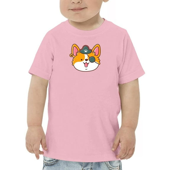 Adorable Pirate Dog T-Shirt Toddler -Image by Shutterstock,  5 Toddler
