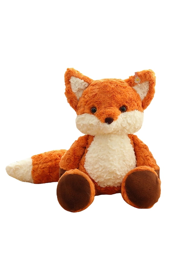 Adorable Plush Fox Stuffed Animal Toy Soft and Cuddly Fox Plushie for Kids and Adults, Perfect Gift for All Ages