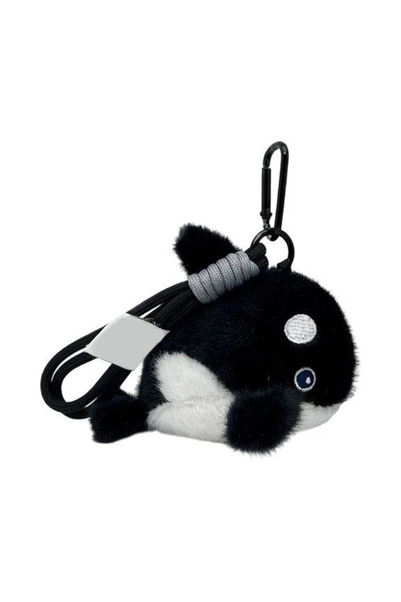Adorable Plush Keychain for Bag and Key Decoration with Soft Oceanics Theme Portable Designs