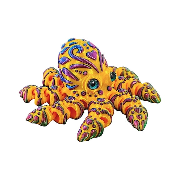 Adorable Plush Octopus Toy With Intricate Patterns Soft And Cuddly Perfect Gift For Kids And Collectors
