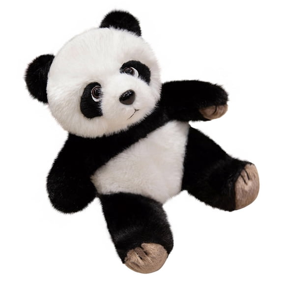 Adorable Plush Panda Study Friend Desk Companion Soft Stuffed Toy For Kids Learning Motivation Gift