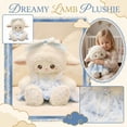 thumbnail image 1 of Adorable Plush Sheep Toy Stuffed Animal Soft Cuddly Doll for Kids Cute Realistic Animal Plushie Decorative Pillow for Birthday Festival Gift Party Favors Home Decor, 1 of 9