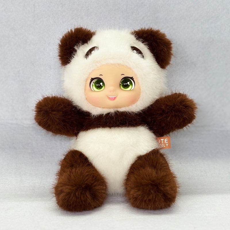 Adorable Plush Toys Decorative Frogs Sheep Rabbits Bears Hanging Ornaments Toy Family Collection Soft Stuffed Dolls Decor
