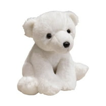 Adorable Polar Bear Toy Soft Cuddly Stuffed Animal for Kids Nursery Room and Companion