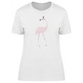 thumbnail image 1 of Adorable Princess Flamingo T-Shirt Women -Image by Shutterstock, Female x-Large, 1 of 2