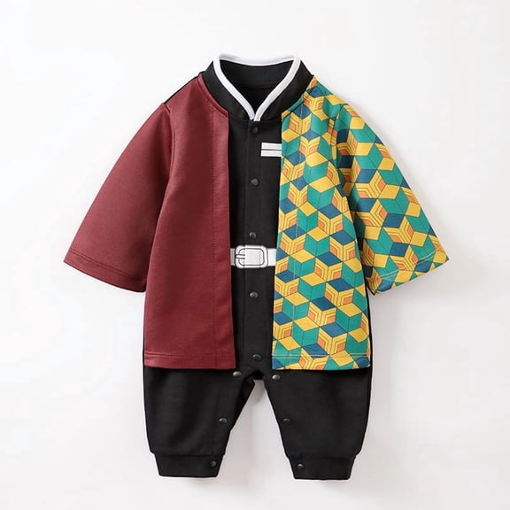 Adorable Prints Baby Long-Sleeve Romper – Easy Snap Closure