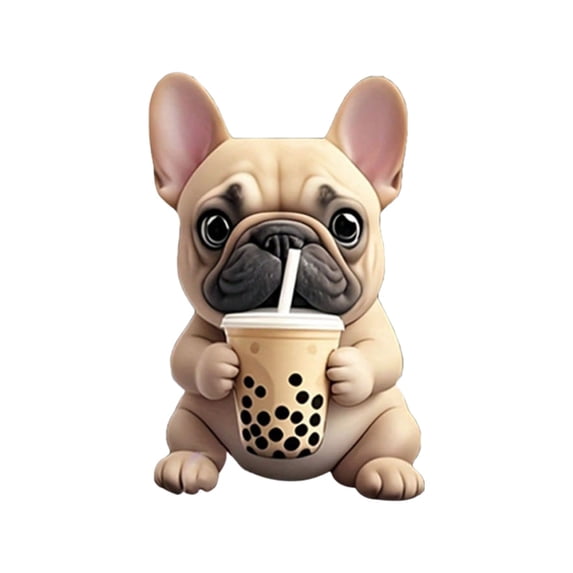 Adorable Pug Acrylic Car Fragrance Diffuser 2D Cute Pugs Cars Aromatherapy Fun & Stylish Interior Accessory Fresh Scent Car Clip Decoration