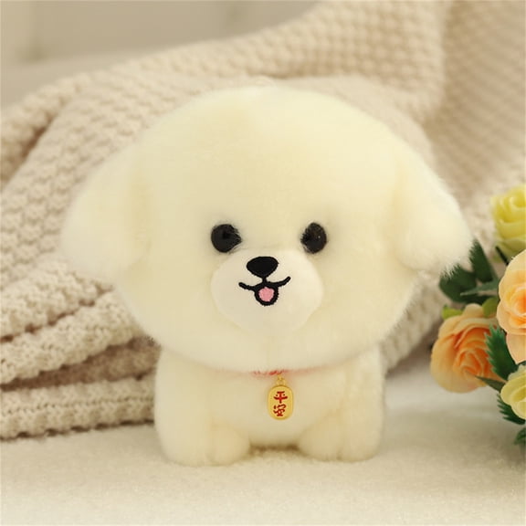 Adorable Puppy Dog Plush Toy, Soft Cuddly Stuffed Animal Pet Doll for Boys and Girlss and Toddlers, Cute Birthday Gift Style #E086 E