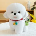 thumbnail image 1 of Adorable Puppy Stuffed Animal, Soft Cuddly Dog Plush Toy, Interactive Companion, Removable Washable Cover, Portable Kids Adults Gift, 1 of 6