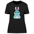 thumbnail image 1 of Adorable Rabbit Cartoon T-Shirt Women -Image by Shutterstock, Female Medium, 1 of 2