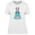 thumbnail image 1 of Adorable Rabbit Cartoon T-Shirt Women -Image by Shutterstock, Female x-Large, 1 of 2