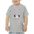 thumbnail image 1 of Adorable Rabbit Face T-Shirt Toddler -Image by Shutterstock,  2 Toddler, 1 of 4