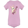 thumbnail image 1 of Adorable Rabbit With Big Candy Bodysuit Infant -Image by Shutterstock,  18 Months, 1 of 2