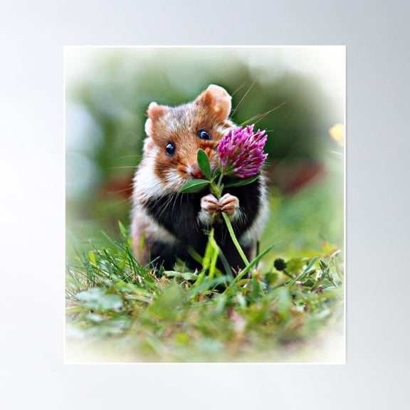 Adorable Rat Poster Wall Art, Modern Wall Decor, 8x12 UNFRAMED