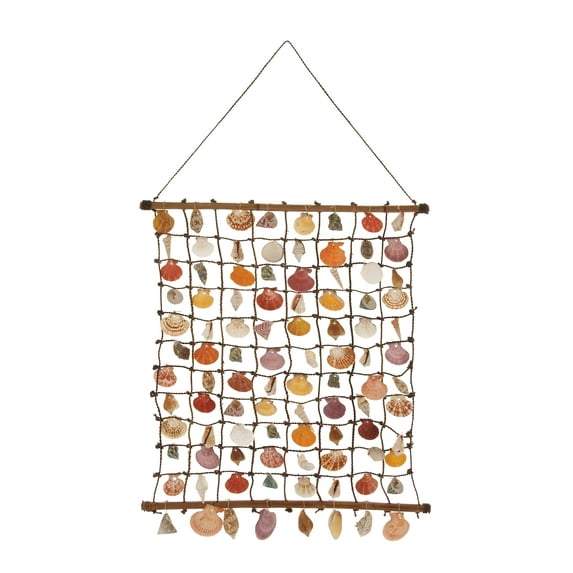 Adorable Rattan Shell Wall Hang