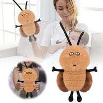 Adorable Realistic Cockroach Stuffed Animal Toy 78 Inch Soft Doll For Novelty And Educational