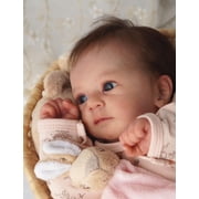 Adorable Reborn Baby Dolls - 19" Real Life Baby Doll with Poseable Limbs, Cloth Body Newborn Lifelike Baby Doll Gift Set for Collectors