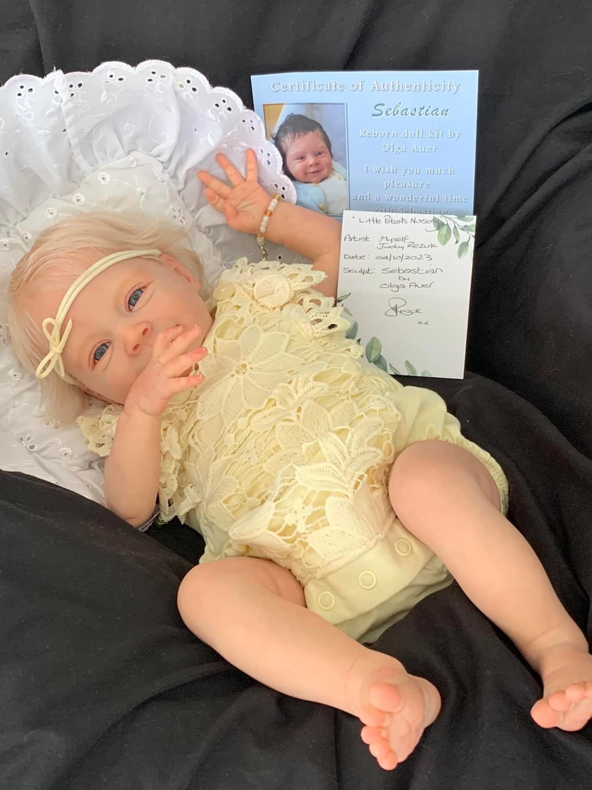 Adorable Reborn Baby Dolls - Lifelike 18in Realistic Baby Doll Real Life Baby Dolls Newborn Posable Cloth Body for Kids, Parents, Collectors