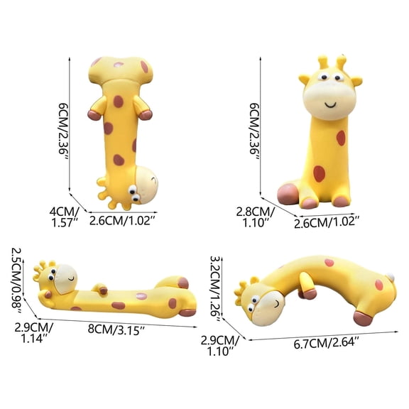 Cute Giraffe Nesting Decorative Statues