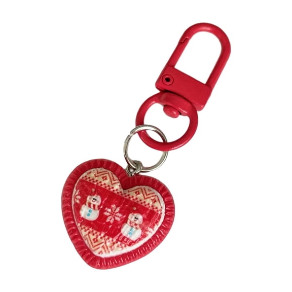 Adorable Resin Keychain Lovely Gift For Girls Best Friend Friendship Accessory Sweet Design Lightweight Sturdy