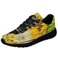 thumbnail image 1 of Adorable Rottweiler Rottweiler Dog With Sunflower Shoes Sneakers Black Size 6, 1 of 7