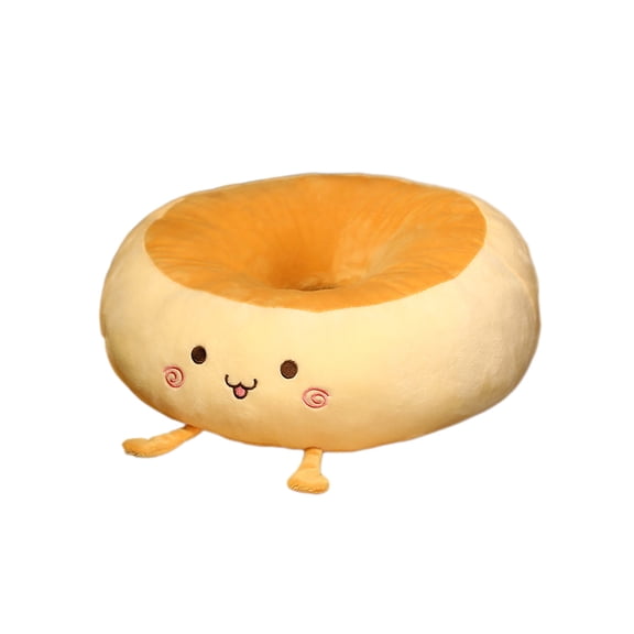 Adorable Shaped Memory Foam Seat Cushion, Thickened Comfort Pad for Office Chairs and Floor Sitting, Tush Pillow for Long Hours at Desk, Cozy Decorative Seat for Home and Study Areas