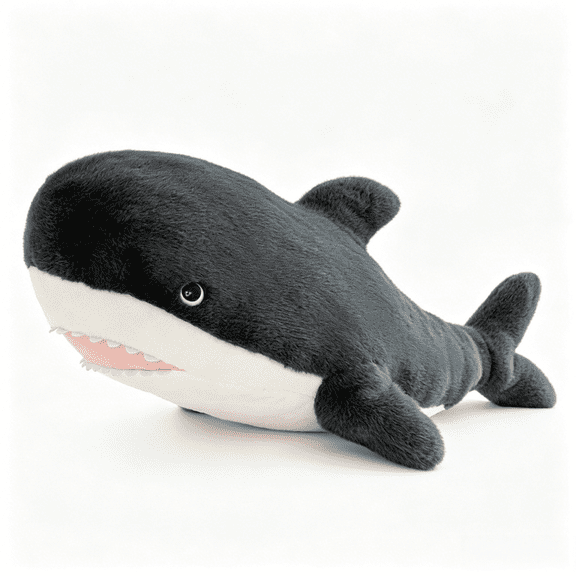 Adorable Shark Plush Pillow - Soft Shark Stuffed Ocean Animal Toy, Perfect for Sea Life Enthusiasts